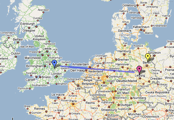 From Thurleigh to Leipzig, the longest mission yet.  And only 80 miles from Berlin.