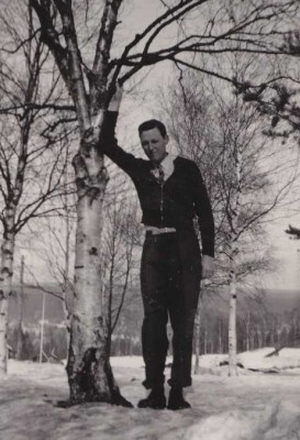 Don Courson. right waist gunner, in 1944