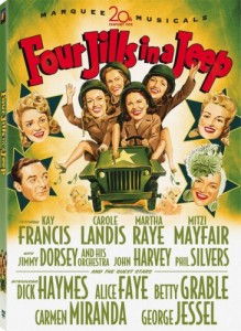 Four Jills in a Jeep, WWII Movie starring Carole Landis