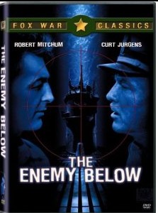 The Enemy Below, WWII Movie starring Robert Mitchum