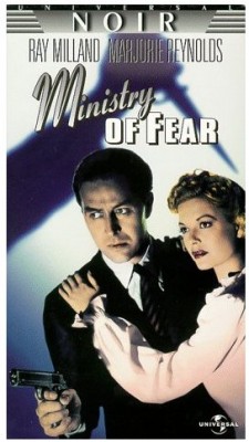 Ministry of Fear, WWII Movie starring Ray Milland and directed by Fritz Lang