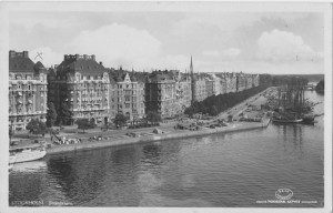 The American Legation offices, including OSS Stockholm, were located on the fashionable street named Strandvägen, translated "beach road."