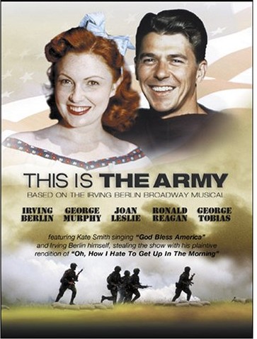 This is the Army, WWII Movie starring Ronald Reagan and Irving Berlin