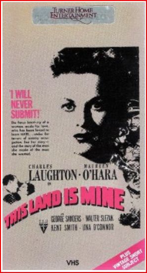 This Land is Mine, WWII movie starring Charles Laughton