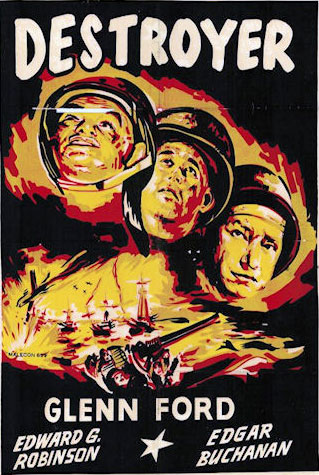 Destroyer, WWII Movie starring Edward G. Robinson