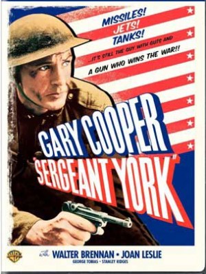 Sergeant York, WWI Movie starring Gary Cooper