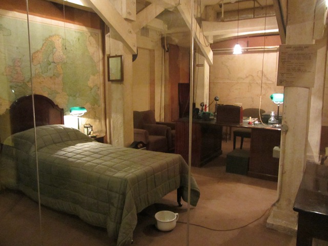 Churchill bedroom in the Churchill War Room