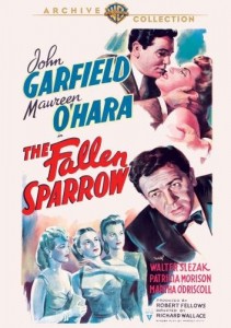 The Fallen Sparrow, WWII Movie starring John Garfield