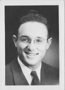 Ace Allen upon graduation from Washington State College in 1950