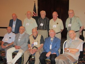 10 of the 12 306th BG WWII veterans who were at the 2013 reunion