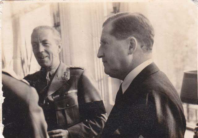 Folke Bernadotte and Minister Herschel Johnson