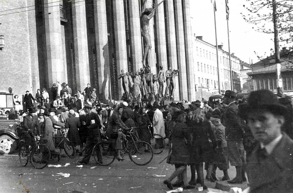 Stockholm on VE Day